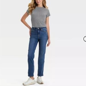 🆕️👖Universal Thread High-Rise Straight Jeans, Sz 16 - Blue